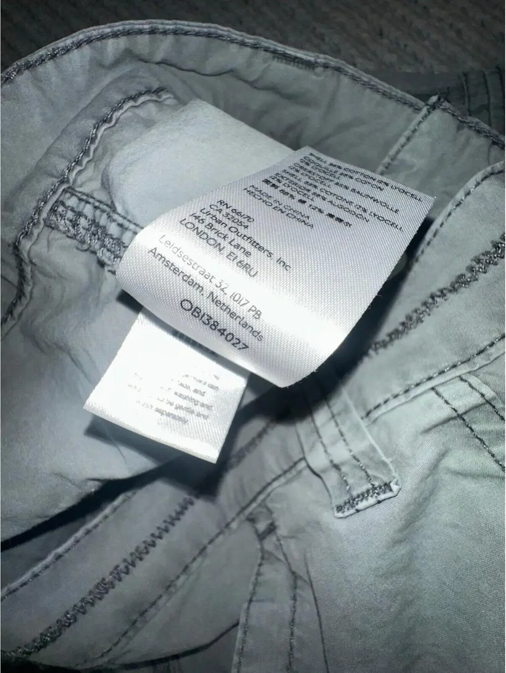 Pilcro Anthropologie Gray Cargo Lightweight Utility Pants Cargo Women’s 30 - Picture 5 of 6